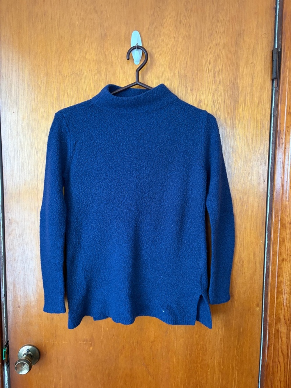 Old Navy Women's Dark Blue Mock Neck Sweater